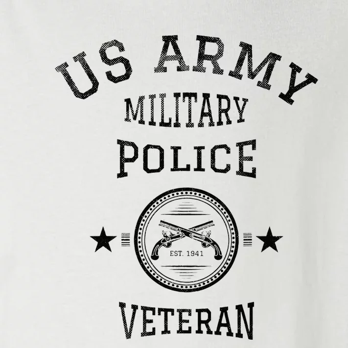 US Military Police Veteran Retired Police Officer Toddler Long Sleeve Shirt