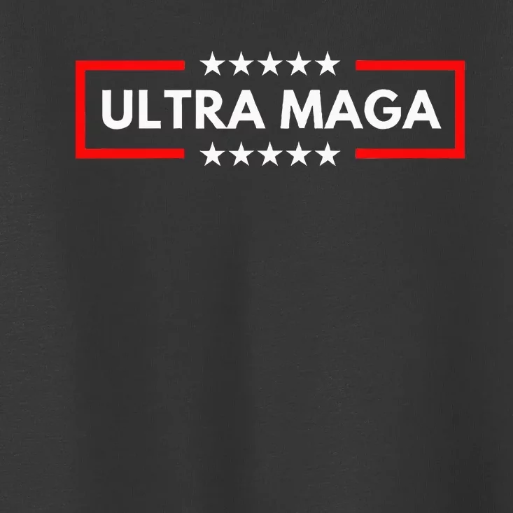 Ultra Maga Pro Trump 2024 Trump Maga King Anti Biden Toddler T-Shirt