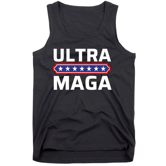 Ultra Maga Pro Trump Ultra MAGA Funny Anti Biden Tank Top