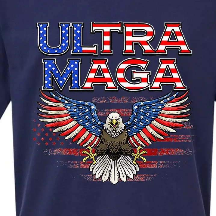 Ultra Maga Proud Ultra Maga Sueded Cloud Jersey T-Shirt