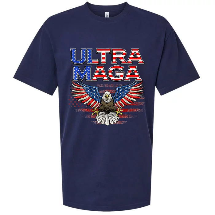 Ultra Maga Proud Ultra Maga Sueded Cloud Jersey T-Shirt