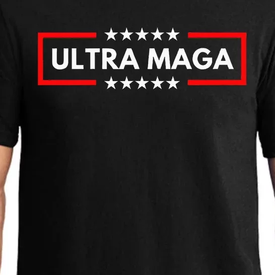 Ultra Maga Pro Trump 2024 Trump Maga King Anti Biden Pajama Set