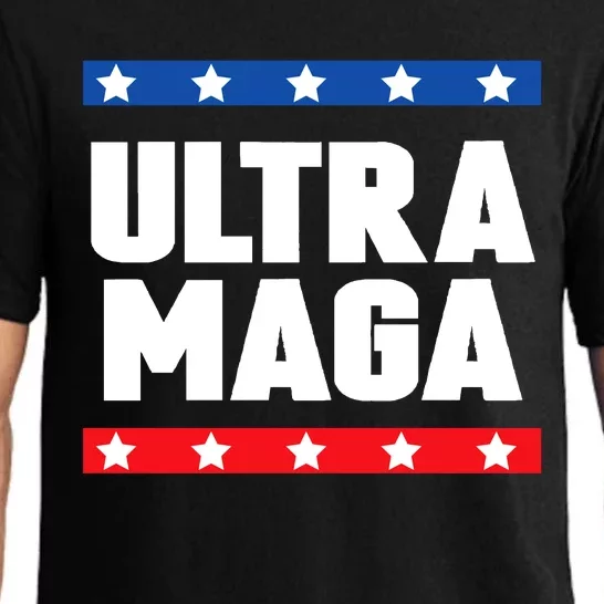 Ultra Maga Patriotic Graphic Pajama Set