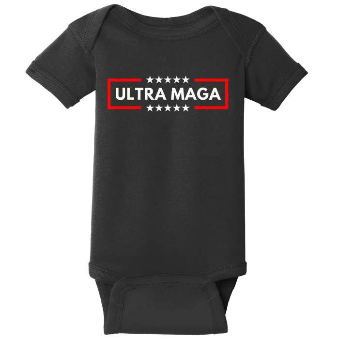 Ultra Maga Pro Trump 2024 Trump Maga Kingmen Baby Bodysuit