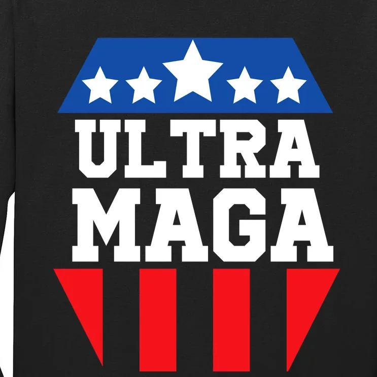 Ultra Maga Patriotic Graphic Tall Long Sleeve T-Shirt