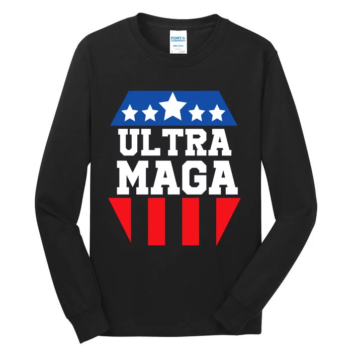 Ultra Maga Patriotic Graphic Tall Long Sleeve T-Shirt