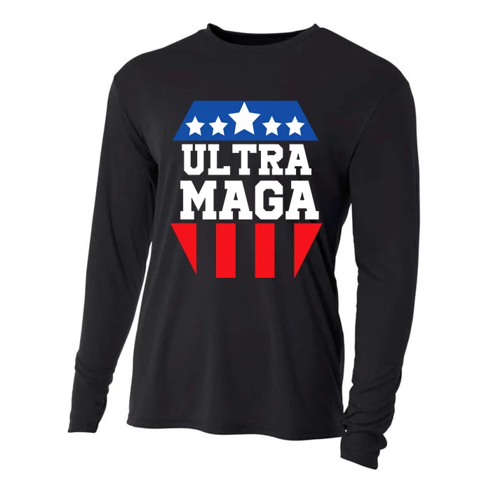 Ultra Maga Patriotic Graphic Cooling Performance Long Sleeve Crew