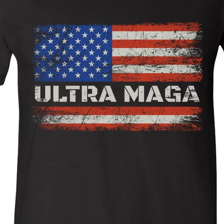 Ultra Maga Proud Ultra Maga V-Neck T-Shirt