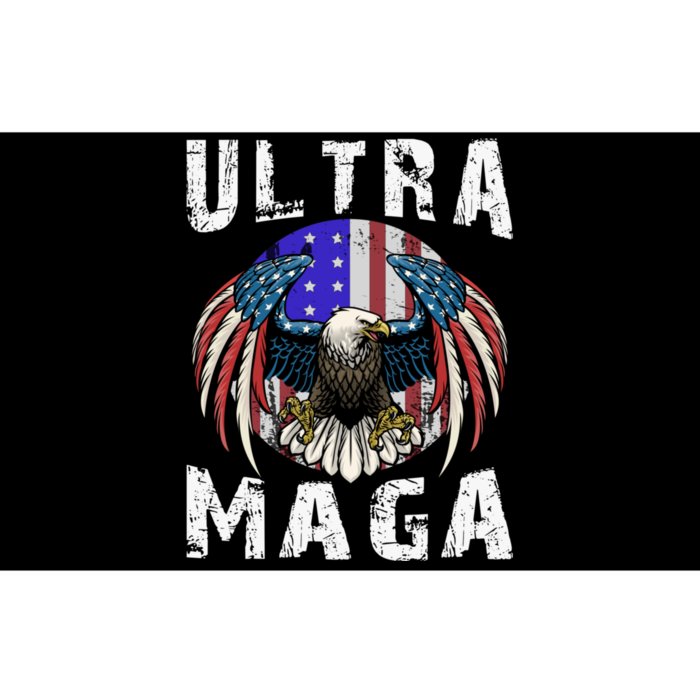 Ultra Maga Pro Trump Ultra MAGA Funny Anti Biden Bumper Sticker