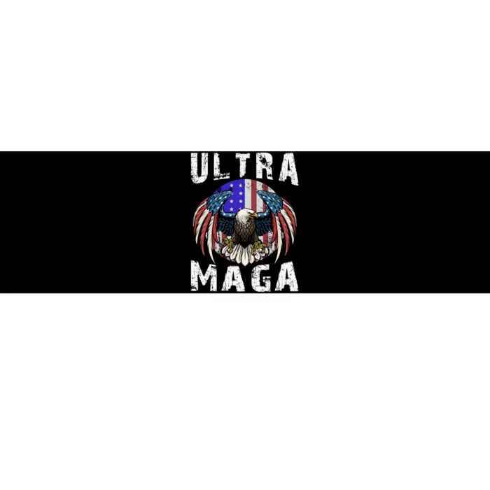 Ultra Maga Pro Trump Ultra MAGA Funny Anti Biden Bumper Sticker