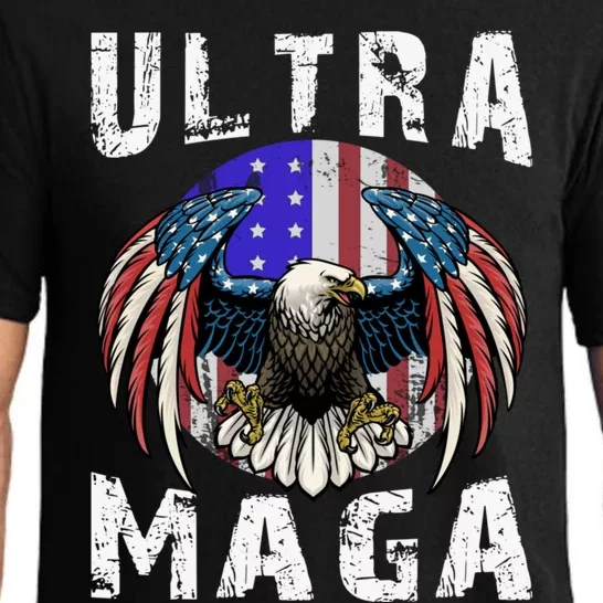 Ultra Maga Pro Trump Ultra MAGA Funny Anti Biden Pajama Set