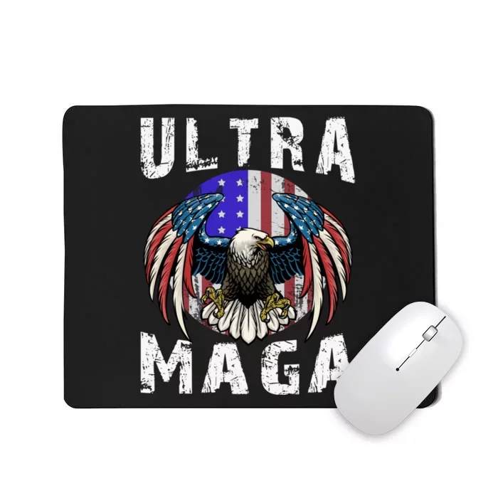 Ultra Maga Pro Trump Ultra MAGA Funny Anti Biden Mousepad