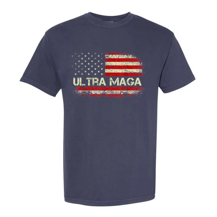 Ultra Maga Proud UltraMaga Garment-Dyed Heavyweight T-Shirt