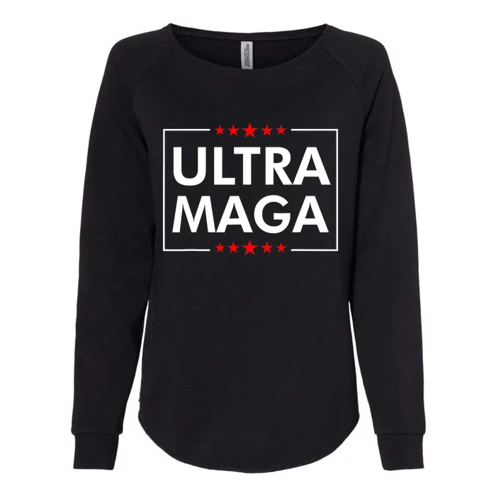 Ultra Maga Pro Trump Trump 2024 Womens California Wash Sweatshirt