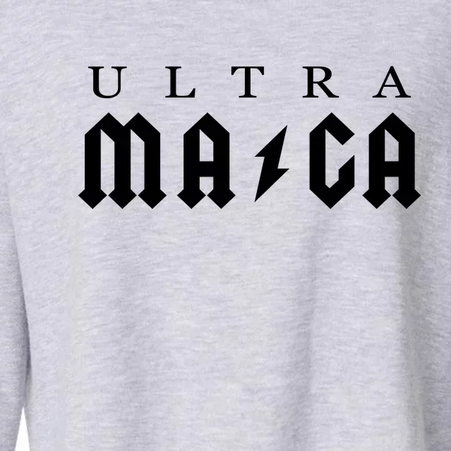 Ultra MAGA Parody Trump 2024 Cropped Pullover Crew