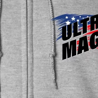 Ultra MAGA Pro American Pro Freedom Ultra MAGA Ultra Maga Full Zip Hoodie