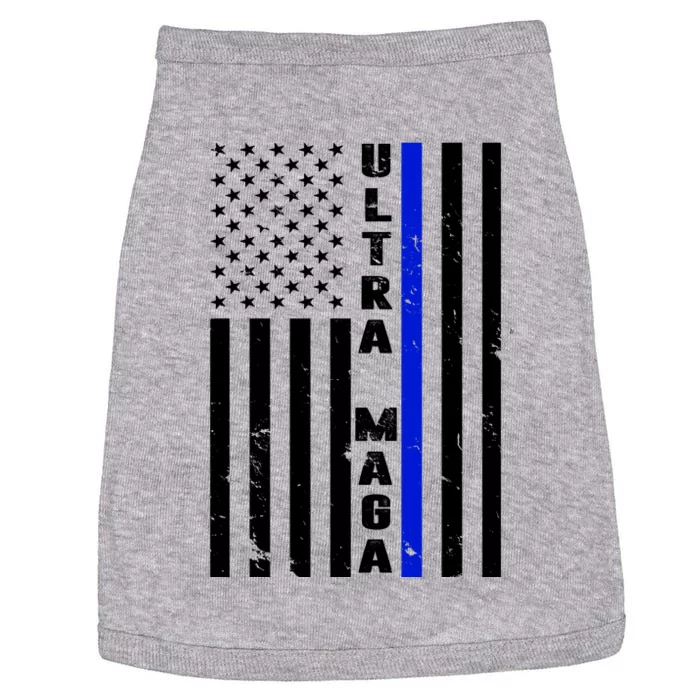 Ultra Maga Police Officer USA Flag Doggie Tank