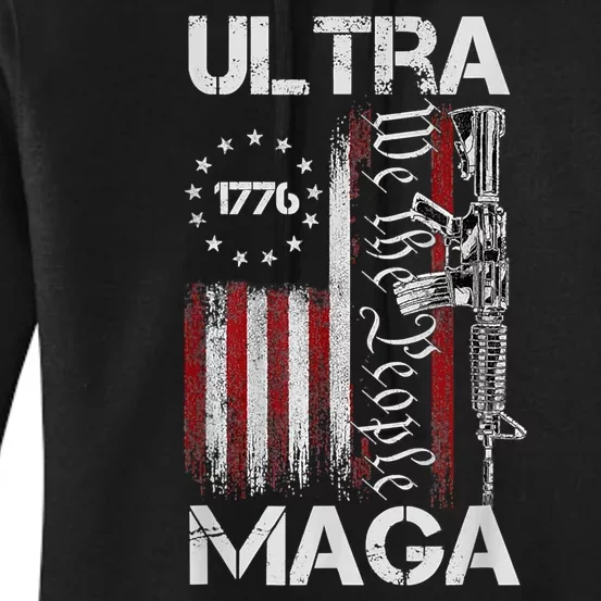 Ultra Maga Proud Ultra Maga Women's Pullover Hoodie