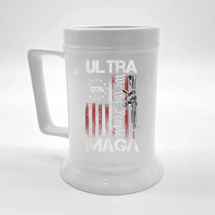 Ultra Maga Proud Ultra Maga Front & Back Beer Stein