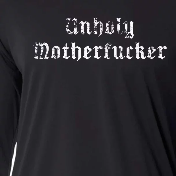 Unholy Motherfucker Pagan Atheist Punk Goth Occult Cooling Performance Long Sleeve Crew