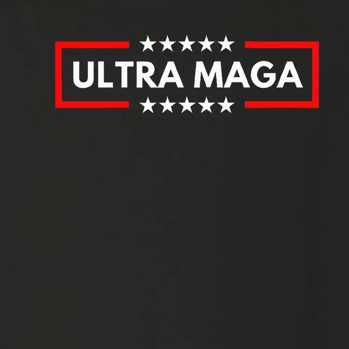 Ultra Maga Pro Trump 2024 Trump Maga King Anti Biden Toddler Long Sleeve Shirt