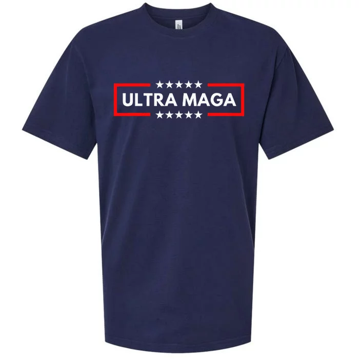 Ultra Maga Pro Trump 2024 Trump Maga King Anti Biden Sueded Cloud Jersey T-Shirt