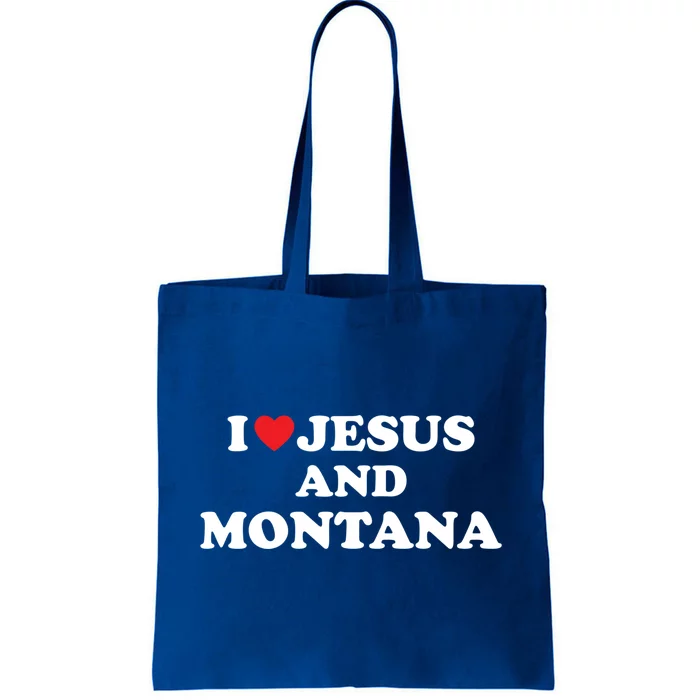 Usa Map Proud Christian Meaningful Gift I Love Jesus And Montana Gift Tote Bag