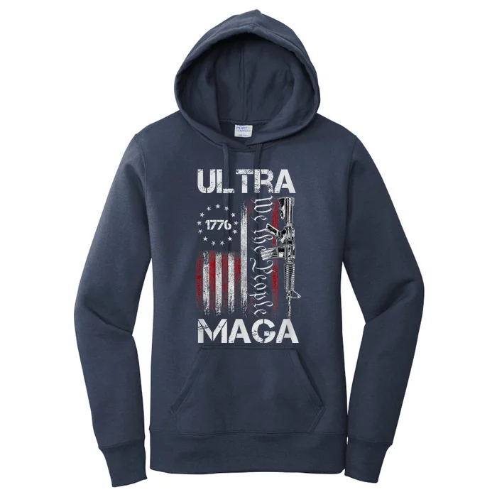 Ultra Maga Proud UltraMaga Women's Pullover Hoodie