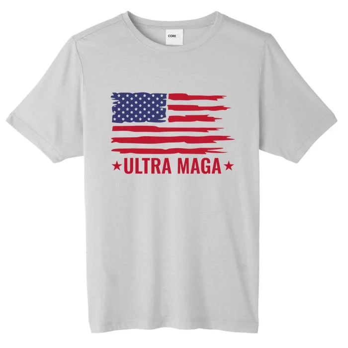 Ultra Mega Patriotic Trump Republicans American Flag ChromaSoft Performance T-Shirt