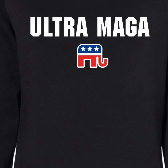 Ultra MAGA Republican Elephant Mens Womens Tee Womens California Wash Sweatshirt