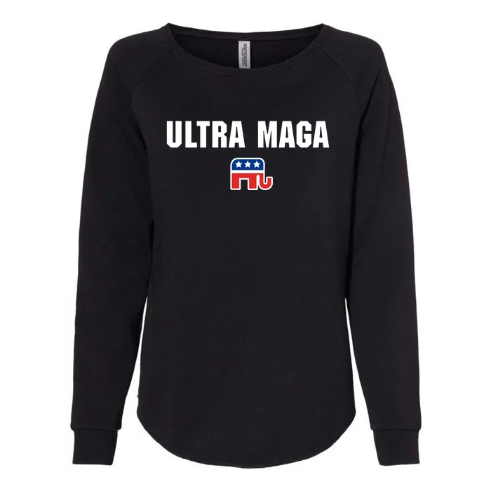 Ultra MAGA Republican Elephant Mens Womens Tee Womens California Wash Sweatshirt