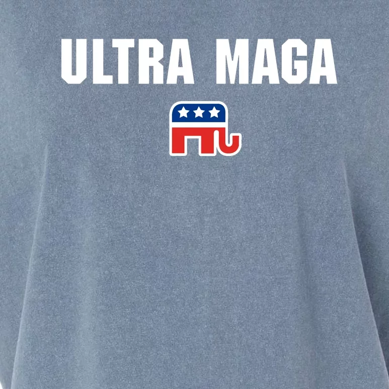 Ultra MAGA Republican Elephant Mens Womens Tee Garment-Dyed Women's Muscle Tee