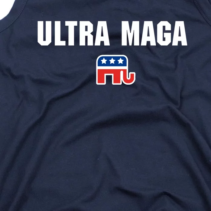 Ultra MAGA Republican Elephant Mens Womens Tee Tank Top