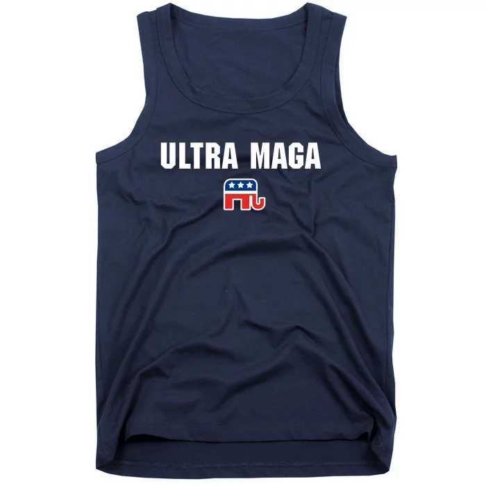 Ultra MAGA Republican Elephant Mens Womens Tee Tank Top