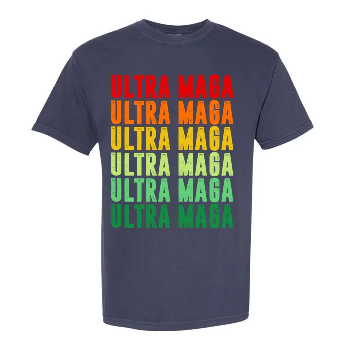 Ultra Maga Retro Vintage Garment-Dyed Heavyweight T-Shirt