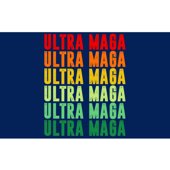 Ultra Maga Retro Vintage Bumper Sticker