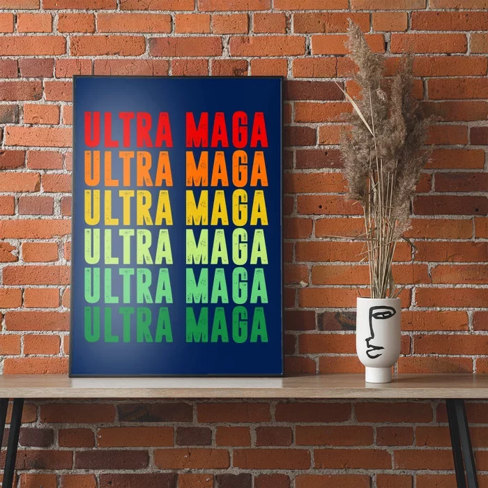 Ultra Maga Retro Vintage Poster