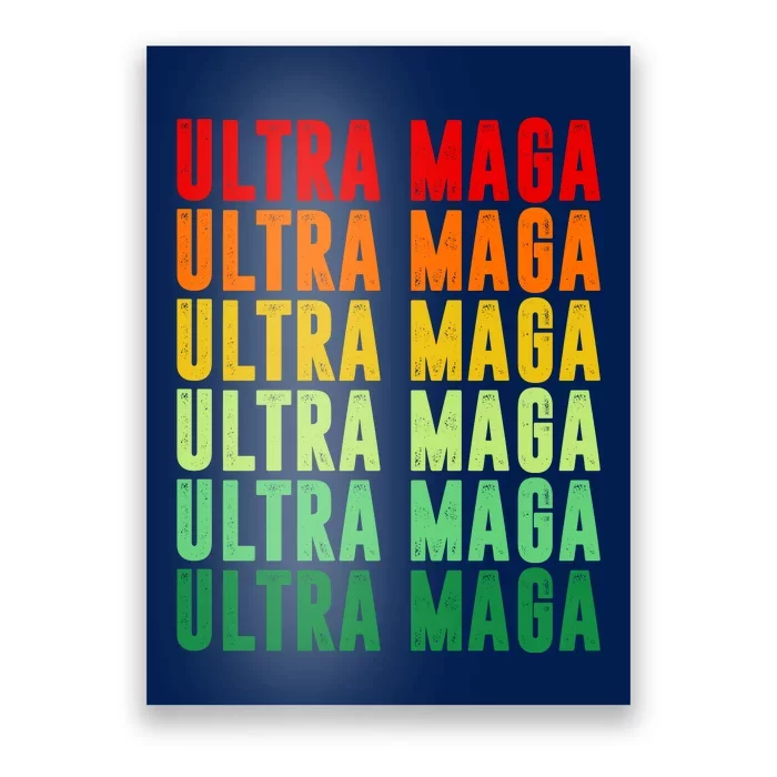 Ultra Maga Retro Vintage Poster