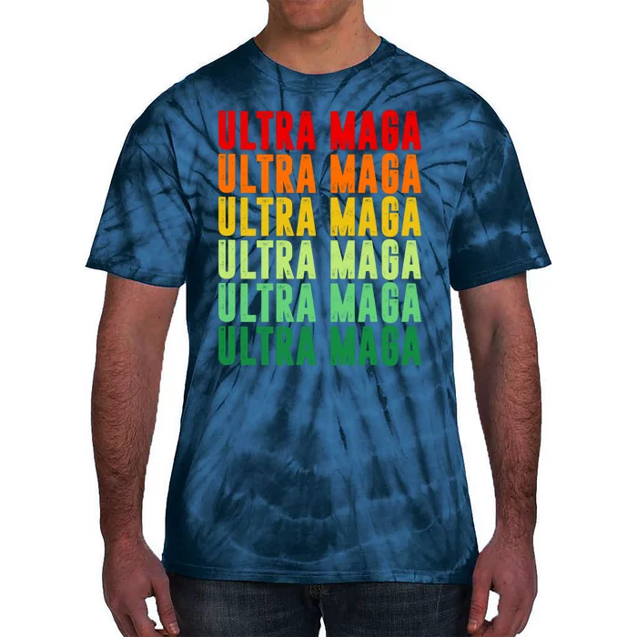 Ultra Maga Retro Vintage Tie-Dye T-Shirt