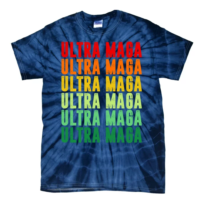 Ultra Maga Retro Vintage Tie-Dye T-Shirt