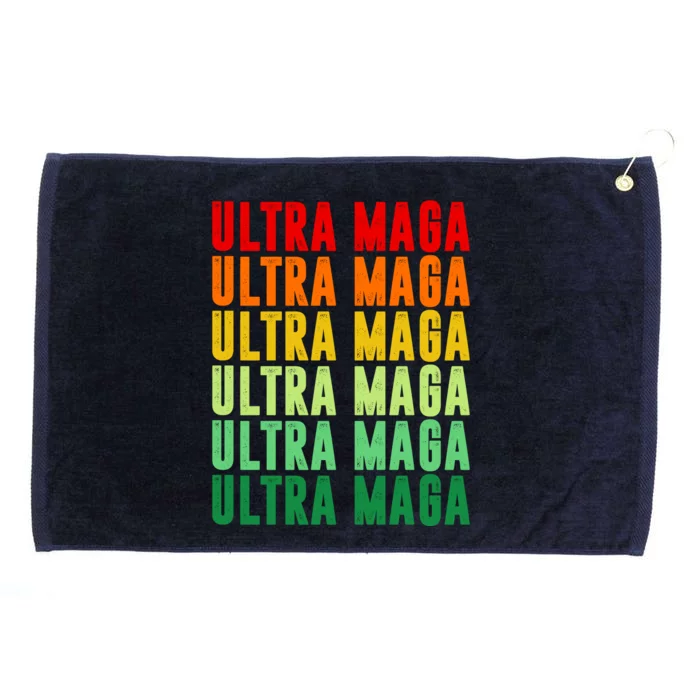 Ultra Maga Retro Vintage Grommeted Golf Towel