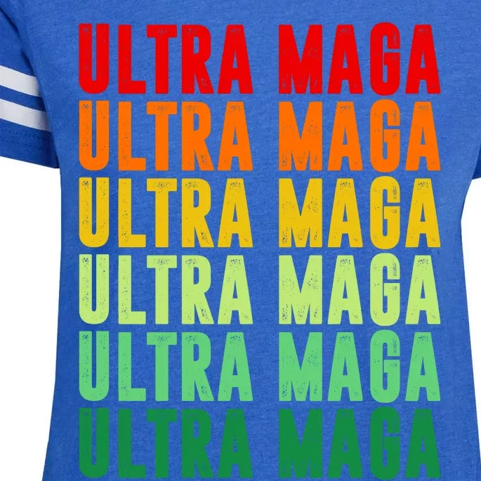 Ultra Maga Retro Vintage Enza Ladies Jersey Football T-Shirt