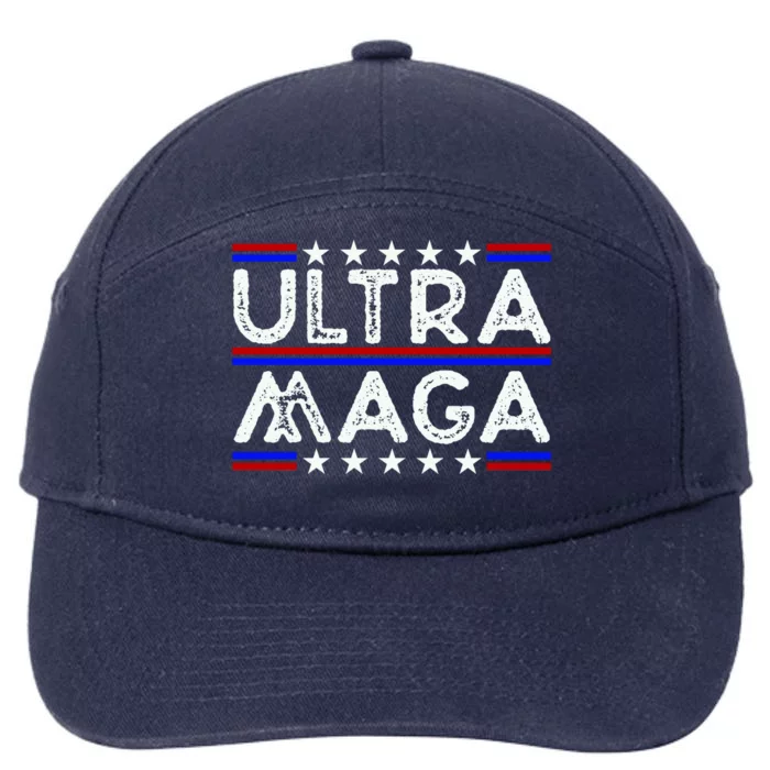 Ultra MAGA Retro 7-Panel Snapback Hat