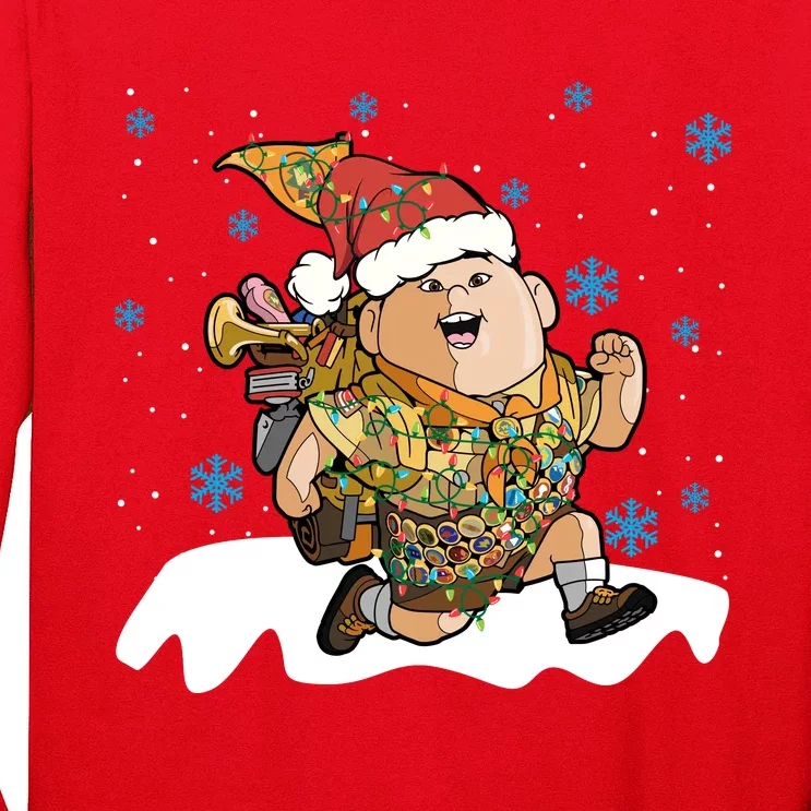 Up Movie Russell Christmas Light Up Russell Christmas Russell Long Sleeve Shirt