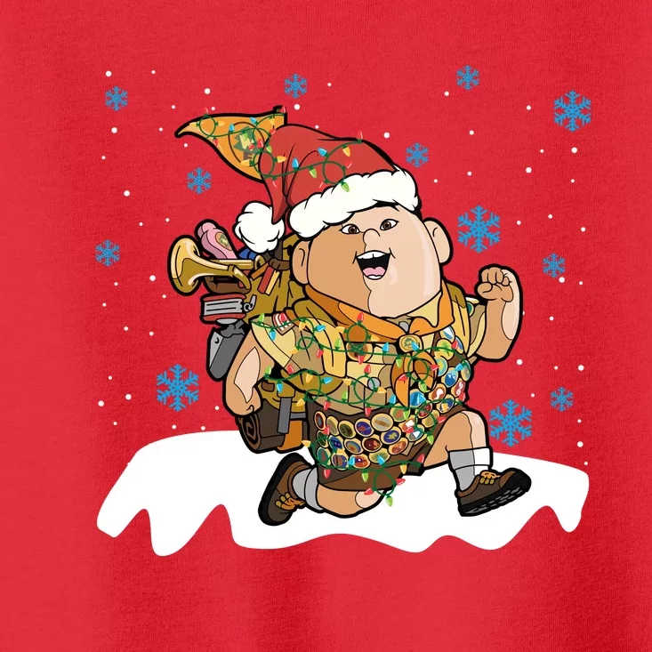 Up Movie Russell Christmas Light Up Russell Christmas Russell Toddler T-Shirt