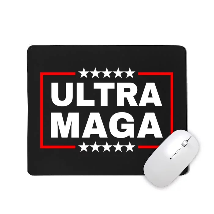 Trump 2024 Ultra MAGA Maga King Mousepad