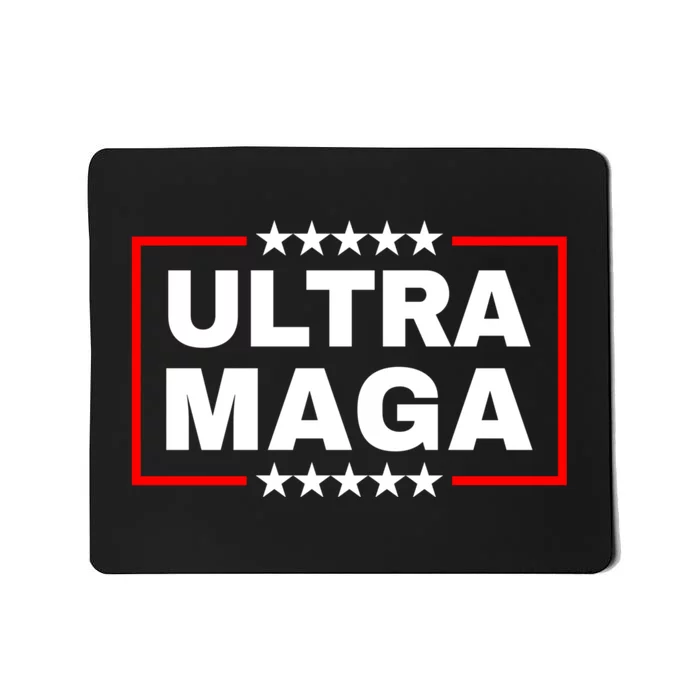 Trump 2024 Ultra MAGA Maga King Mousepad