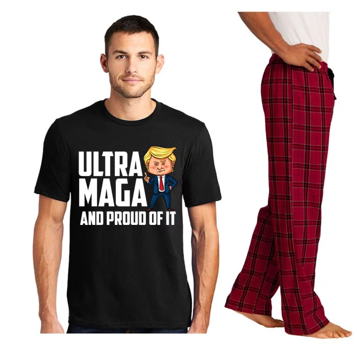 Ultra Maga Shirt Trump Ultra Maga And Proud Of It Pajama Set