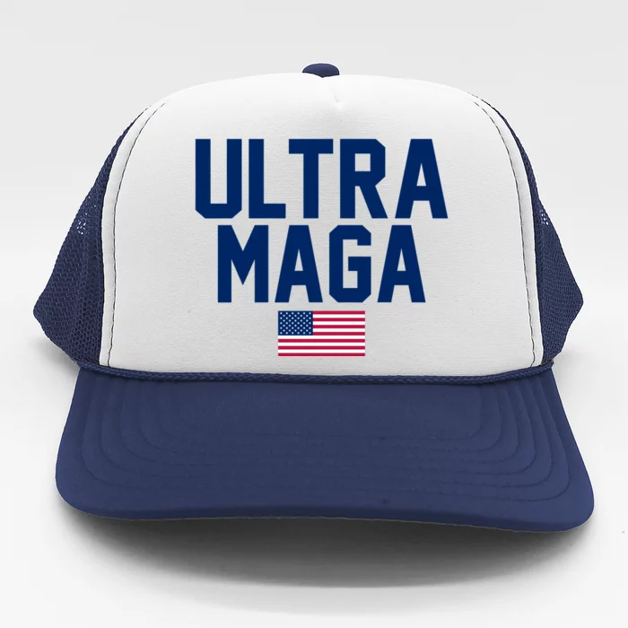 Ultra MAGA Shirt Maga King Funny Anti Biden American Flag Pro