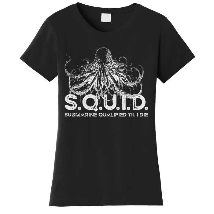 Us Military Submarine Design For Veteran Sailor Women's T-Shirt